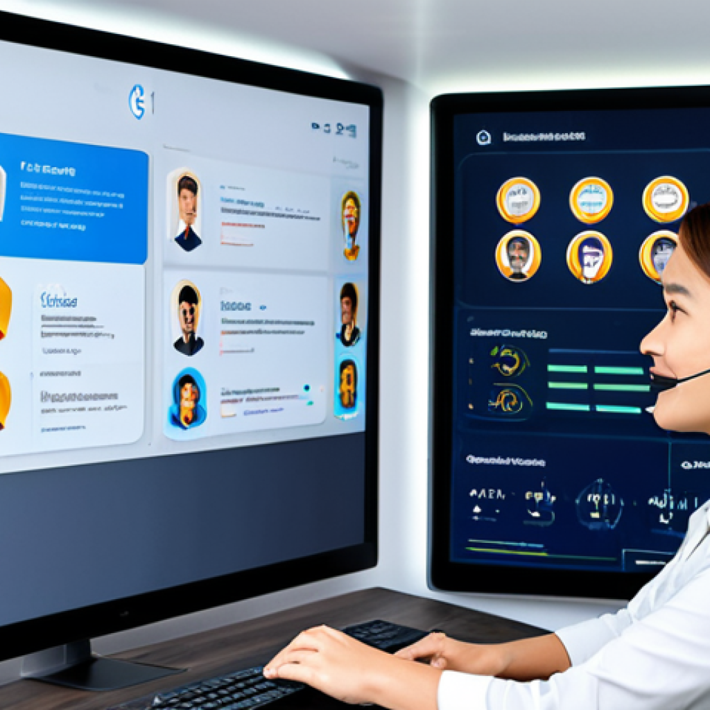 **
"A modern customer service center with agents assisting customers, AI chatbots displayed on screens, charts showcasing improved efficiency, fully clothed agents in professional attire, warm and inviting atmosphere, safe for work, appropriate content, professional setting, perfect anatomy, correct proportions, family-friendly."
**