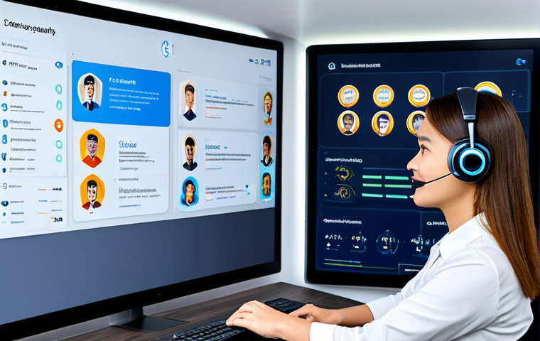 **
"A modern customer service center with agents assisting customers, AI chatbots displayed on screens, charts showcasing improved efficiency, fully clothed agents in professional attire, warm and inviting atmosphere, safe for work, appropriate content, professional setting, perfect anatomy, correct proportions, family-friendly."
**