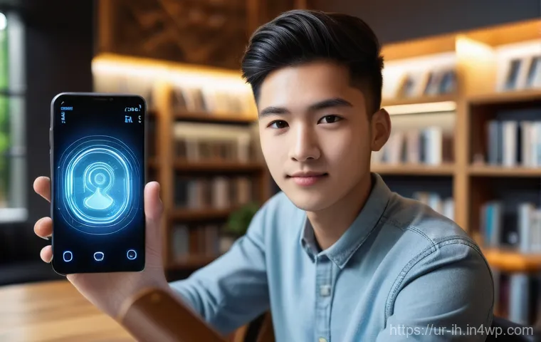 영상 인식 기술의 최신 알고리즘 비교 - **Seamless Facial Recognition Experience**
A young person (teenager, gender-neutral appearance) ...