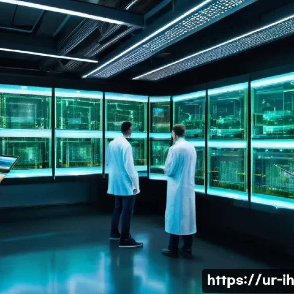 실시간 이미지 분석 시스템 설계하기 - **Prompt 1: "Real-time AI Vision System in a Futuristic Lab"**
A dynamic, wide-angle shot of a s...
