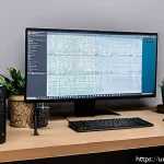 Home 19 실습 컴퓨터 비전으로 간단한 앱 만들기 - A professional computer vision developer workspace featuring a high-end laptop with a powerful GPU, ...